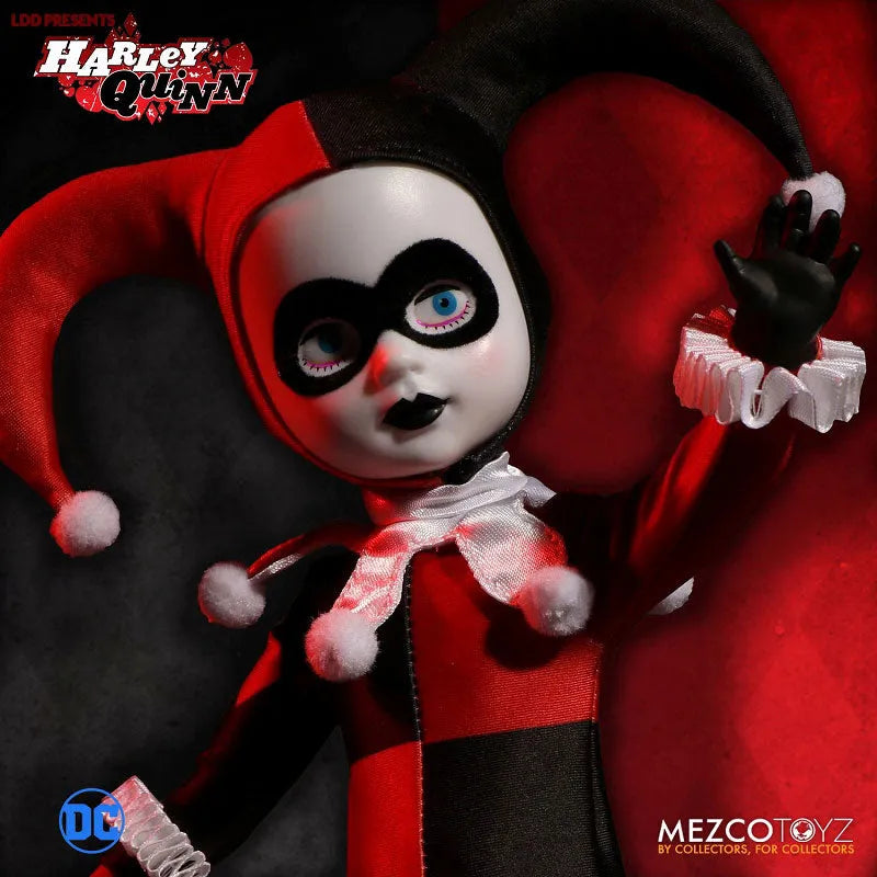 Living Dead Dolls - LDD presents DC Comics: Classic Harley Quinnㅤ – Mezco – ActionFigureBrasil