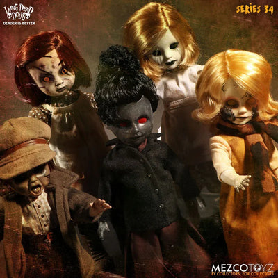 Living Dead Dolls Series 34: 5Type Setㅤ – Mezco – ActionFigureBrasil — ângulo diferente