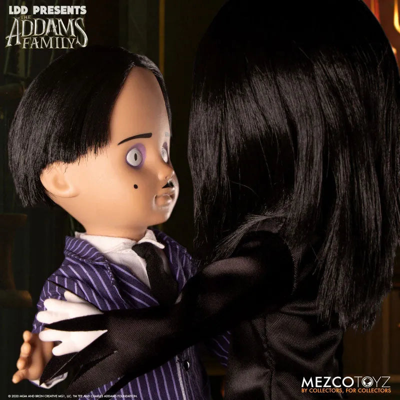 Living Dead Dolls / The Addams Family: Gomez & Morticia 2PKㅤ – Mezco – ActionFigureBrasil