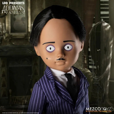 Living Dead Dolls / The Addams Family: Gomez & Morticia 2PKㅤ – Mezco – ActionFigureBrasil — acessórios