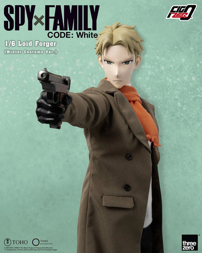 Loid Forger (Winter Costume Ver.) – Threezero – ActionFigure Brasil — com base expositora