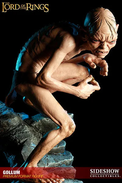 Lord of The Rings - 1/4 Scale Premium Figure: Gollumㅤ – Sideshow Collectibles – ActionFigureBrasil