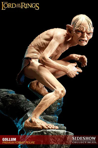 Lord of The Rings - 1/4 Scale Premium Figure: Gollumㅤ – Sideshow Collectibles – ActionFigureBrasil