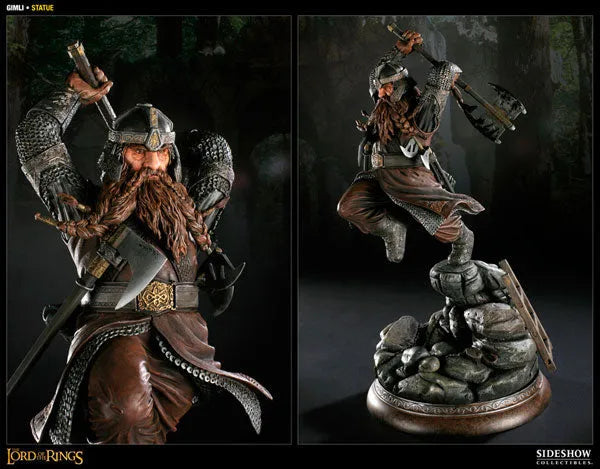 Lord Of The Rings - Statue: Gimliㅤ – Sideshow Collectibles – ActionFigureBrasil