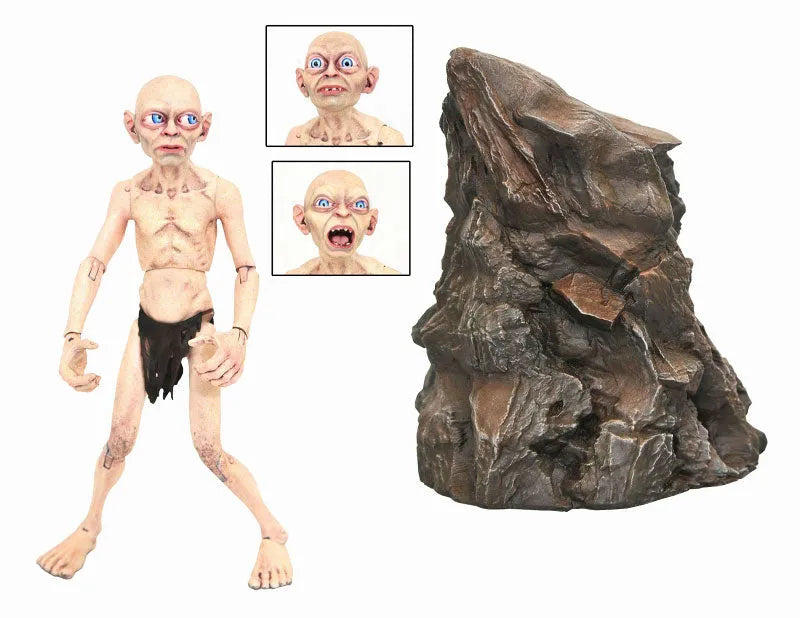 LOTR Select / Lord of the Rings DX: Gollumㅤ – Diamond Select Toys – ActionFigureBrasil