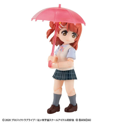 Love Live! Nijigasaki Gakuen School Idol Doukou Kai - Yuuki Setsuna - Miyashita Ai - Uehara Ayumu - Aqua Shooters! feat. Nijigasaki Gakuen School Idol Doukou Kai 01 (Bandai)ㅤ – Bandai – ActionFigureBrasil