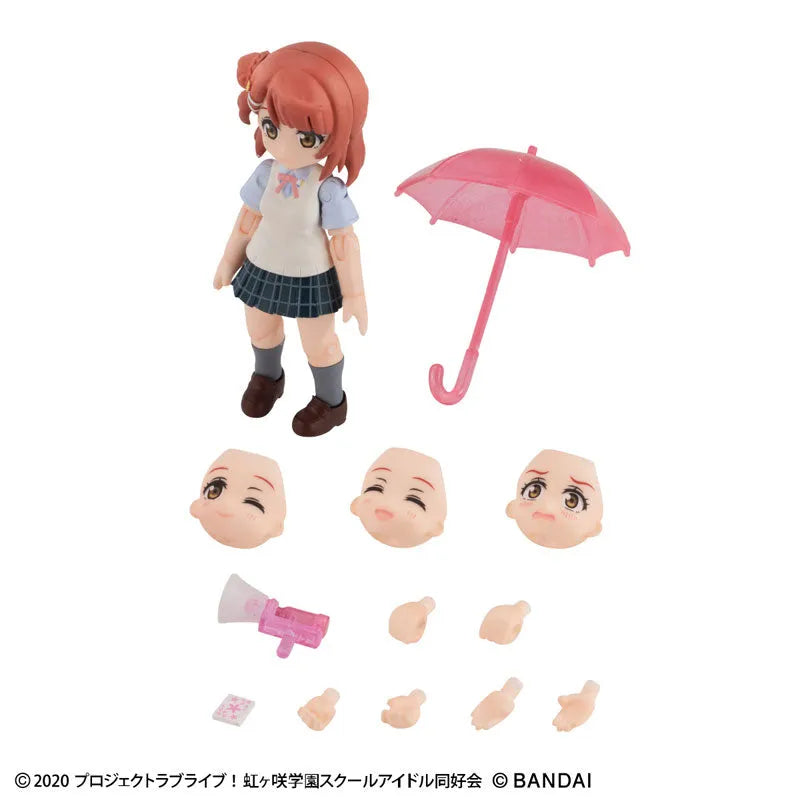 Love Live! Nijigasaki Gakuen School Idol Doukou Kai - Yuuki Setsuna - Miyashita Ai - Uehara Ayumu - Aqua Shooters! feat. Nijigasaki Gakuen School Idol Doukou Kai 01 (Bandai)ㅤ – Bandai – ActionFigureBrasil