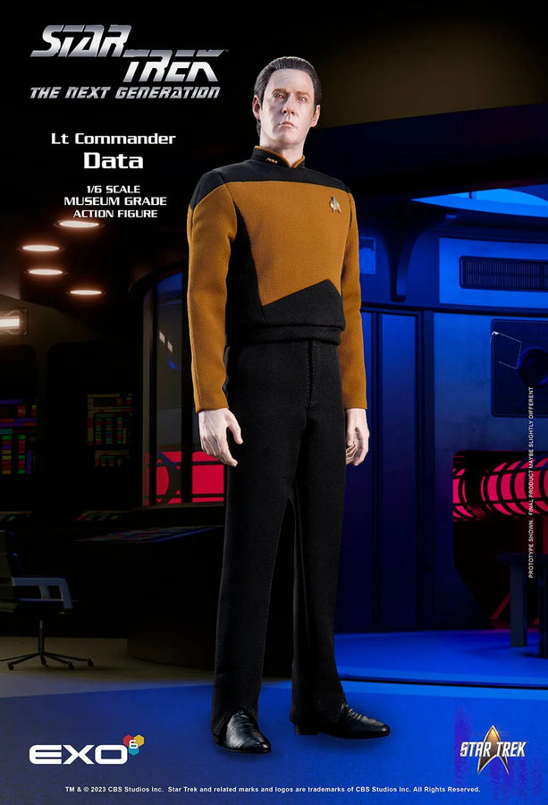 Lt. Commander Data (Standard Version) (Standard Edition) – EXO-6 – ActionFigure Brasil