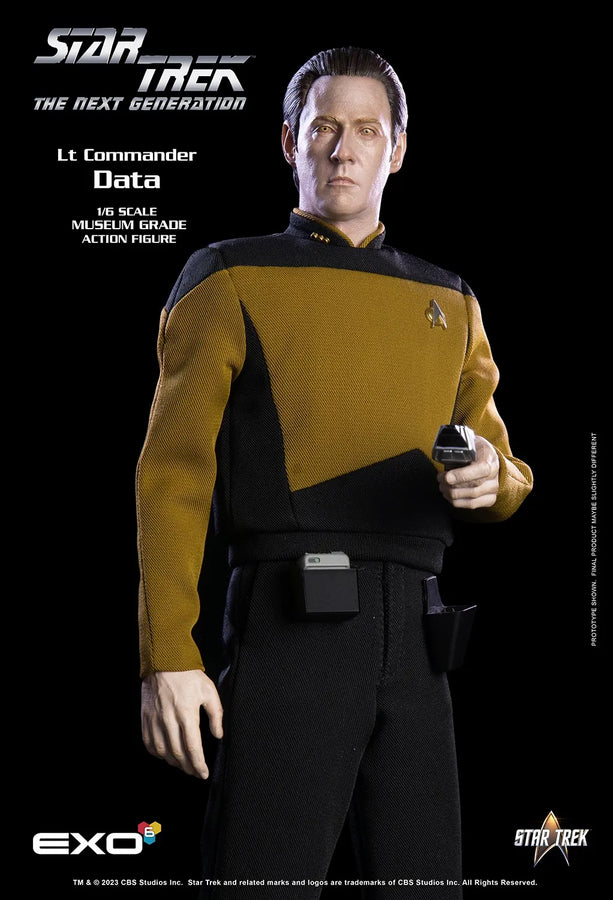 Lt. Commander Data (Standard Version) (Standard Edition) – EXO-6 – ActionFigure Brasil