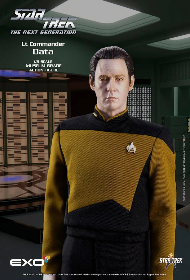Lt. Commander Data (Standard Version) (Standard Edition) – EXO-6 – ActionFigure Brasil