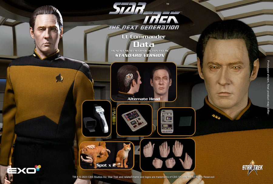 Lt. Commander Data (Standard Version) (Standard Edition) – EXO-6 – ActionFigure Brasil