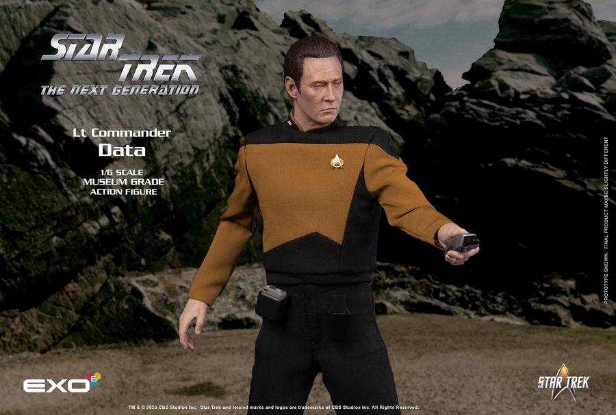Lt. Commander Data (Standard Version) (Standard Edition) – EXO-6 – ActionFigure Brasil
