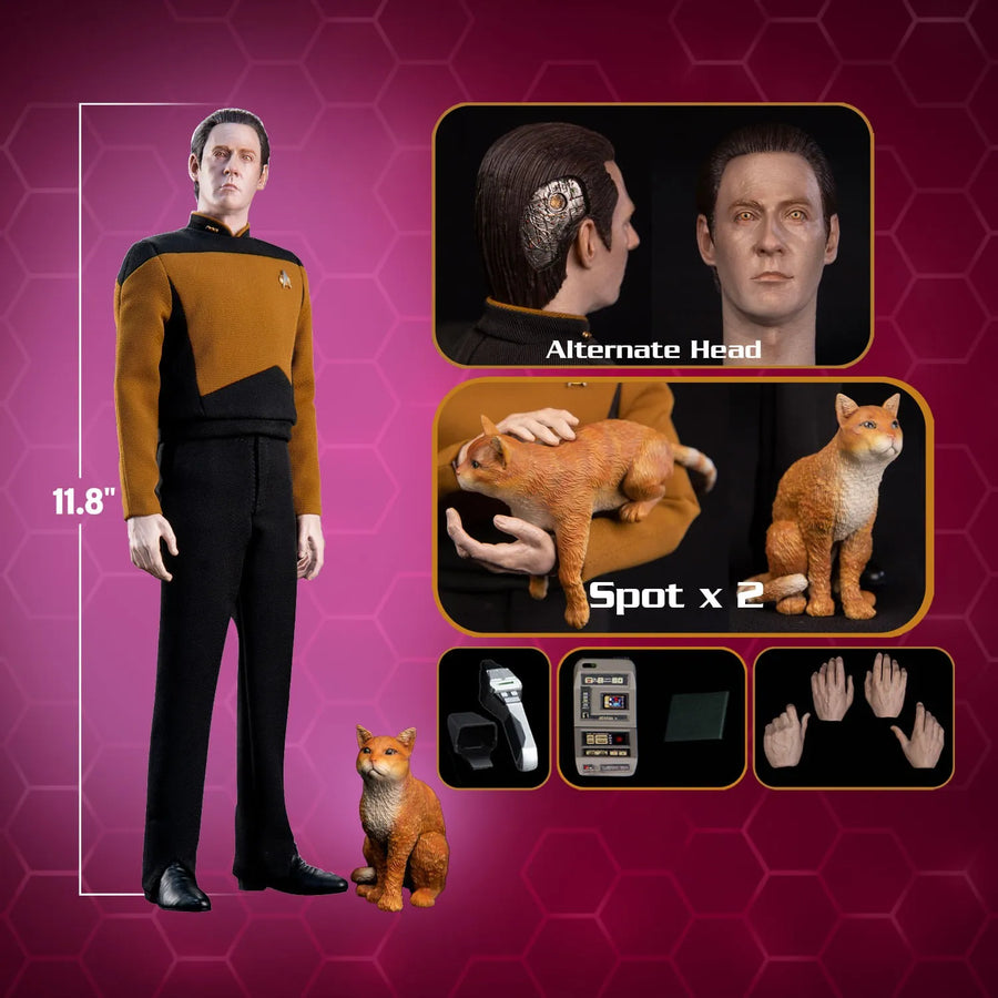 Lt. Commander Data (Standard Version) (Standard Edition) – EXO-6 – ActionFigure Brasil