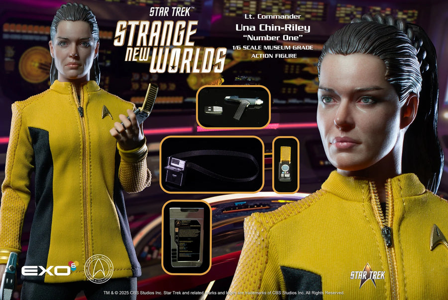 Lt. Commander Una Chin-Riley “Number One” – EXO-6 – ActionFigure Brasil