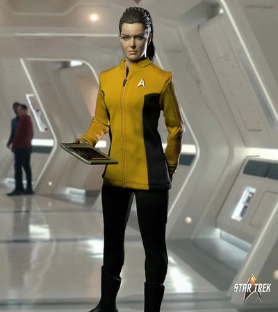 Lt. Commander Una Chin-Riley “Number One” – EXO-6 – ActionFigure Brasil — com base expositora