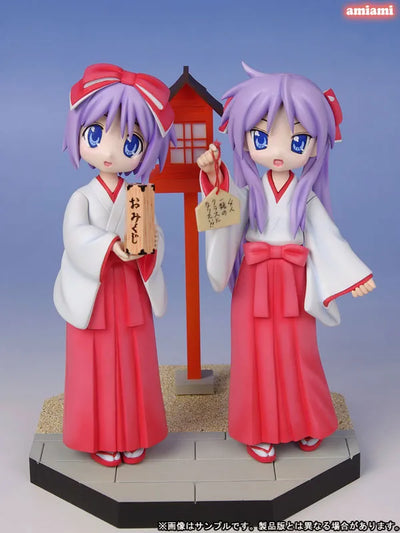 Lucky Star - Kagami & Tsukasa Hiiragi Hatsumoude Set Miyazawa Models Limited Distribution Editionㅤ – Wave – ActionFigureBrasil
