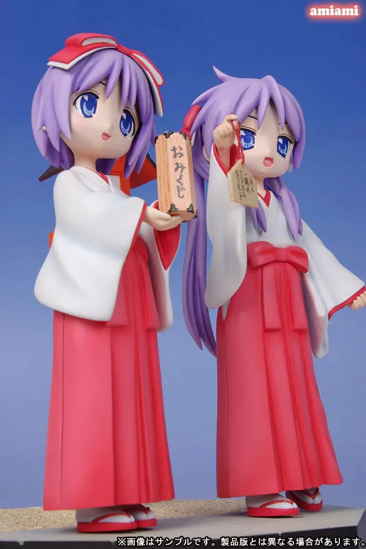 Lucky Star - Kagami & Tsukasa Hiiragi Hatsumoude Set Miyazawa Models Limited Distribution Editionㅤ – Wave – ActionFigureBrasil