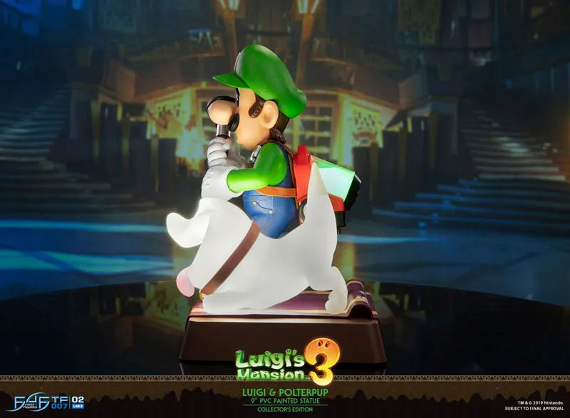 Luigi's Mansion 3/ Luigi 9 Inch PVC Statue Collector Editionㅤ – First 4 Figures – ActionFigureBrasil
