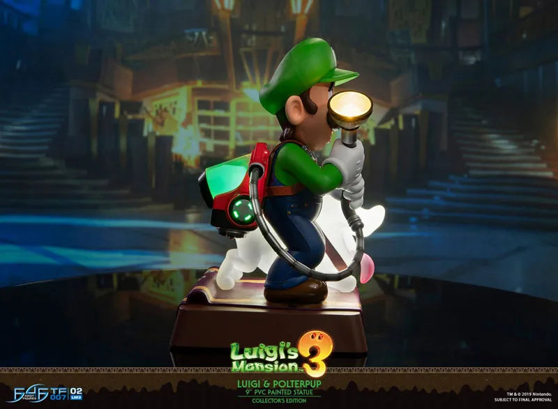 Luigi's Mansion 3/ Luigi 9 Inch PVC Statue Collector Editionㅤ – First 4 Figures – ActionFigureBrasil