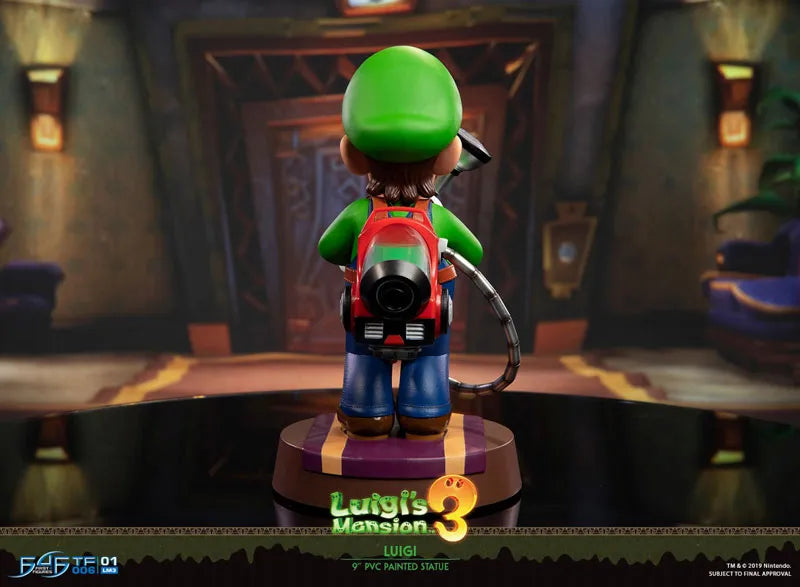 Luigi's Mansion 3/ Luigi 9 Inch PVC Statueㅤ – First 4 Figures – ActionFigureBrasil