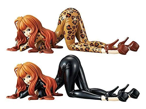 Lupin III - Mine Fujiko - Groovy Baby Shot VI - Black and Leopard Setㅤ – Banpresto – ActionFigureBrasil