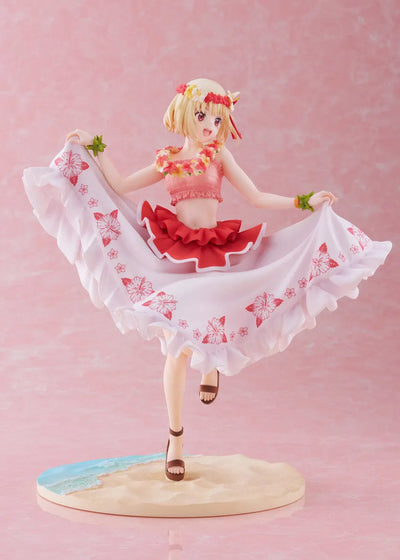 Lycoris Recoil - Nishikigi Chisato - 1/7 - Hawaii Ver. (Claynel) [Shop Exclusive]ㅤ – Claynel – ActionFigureBrasil — com base expositora