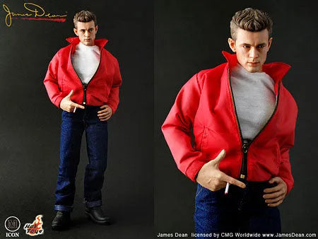 M Icon 1/6 James Dean Figure (Red Jacket Version)ㅤ – Hot Toys – ActionFigureBrasil