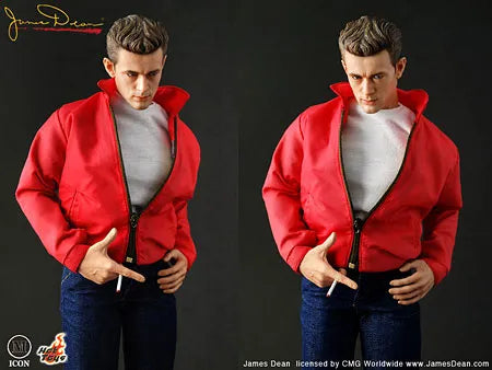 M Icon 1/6 James Dean Figure (Red Jacket Version)ㅤ – Hot Toys – ActionFigureBrasil