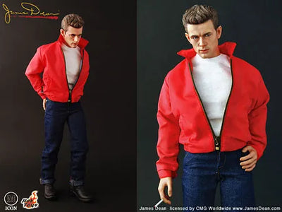 M Icon 1/6 James Dean Figure (Red Jacket Version)ㅤ – Hot Toys – ActionFigureBrasil — embalagem
