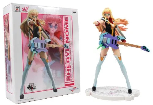 Macross 7 - Macross Frontier - Sheryl Nome - Costume x Crossover! - Macross 30th Anniversary SQ Figure Vol. 1 - SQ - Fire Bomber ver.ㅤ – Banpresto – ActionFigureBrasil
