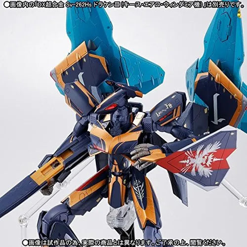 MACROSS DELTA - LILL DRAKEN & MISSILE POD FOR DX CHOGOKIN Sv-262Hs DRAKEN III (KEITH AERO WINDERMERE CUSTOM) - LIMITED EDITIONㅤ – Bandai – ActionFigureBrasil