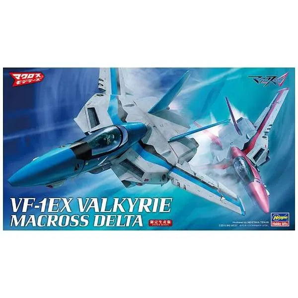 Macross Delta - VF-1EX Valkyrie (Hayate Immelmann Unit) - VF-1EX Valkyrie (Mirage Farina Jenius Unit) - 1/72 (Hasegawa)ㅤ – Hasegawa – ActionFigureBrasil