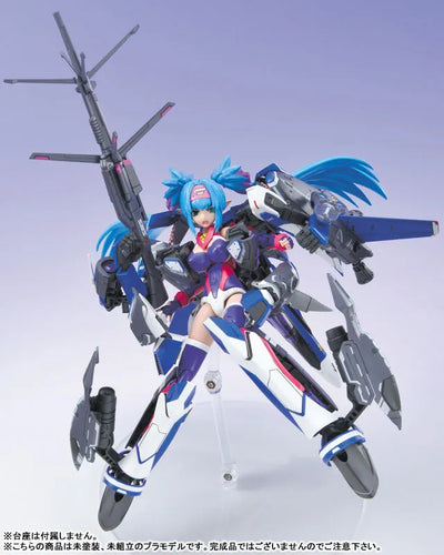 Macross Frontier - Klan Klang - Aoshima Character Kit Selection (MC-07) - V.F.G. - VF-25G Super Messiah - Model Kit - 2022 Re-release (Aoshima)ㅤ – Aoshima – ActionFigureBrasil
