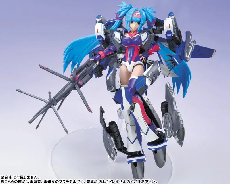 Macross Frontier - Klan Klang - Aoshima Character Kit Selection (MC-07) - V.F.G. - VF-25G Super Messiah - Model Kit - 2022 Re-release (Aoshima)ㅤ – Aoshima – ActionFigureBrasil
