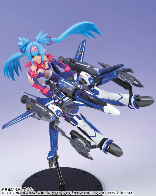 Macross Frontier - Klan Klang - Aoshima Character Kit Selection (MC-07) - V.F.G. - VF-25G Super Messiah - Model Kit - 2022 Re-release (Aoshima)ㅤ – Aoshima – ActionFigureBrasil