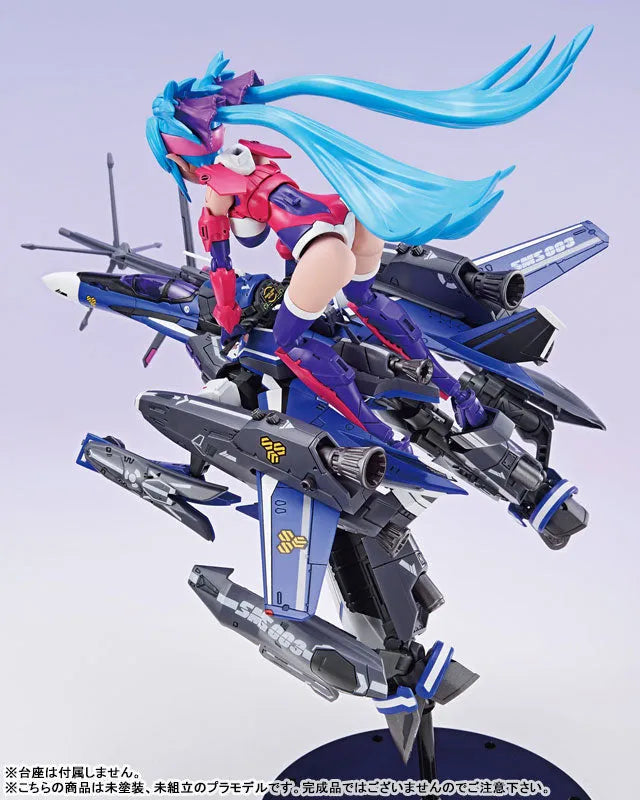 Macross Frontier - Klan Klang - Aoshima Character Kit Selection (MC-07) - V.F.G. - VF-25G Super Messiah - Model Kit - 2022 Re-release (Aoshima)ㅤ – Aoshima – ActionFigureBrasil
