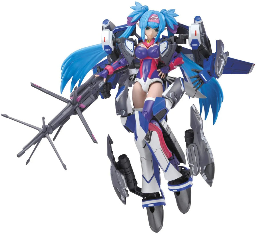 Macross Frontier - Klan Klang - Aoshima Character Kit Selection (MC-07) - V.F.G. - VF-25G Super Messiah - Model Kit - 2022 Re-release (Aoshima)ㅤ – Aoshima – ActionFigureBrasil