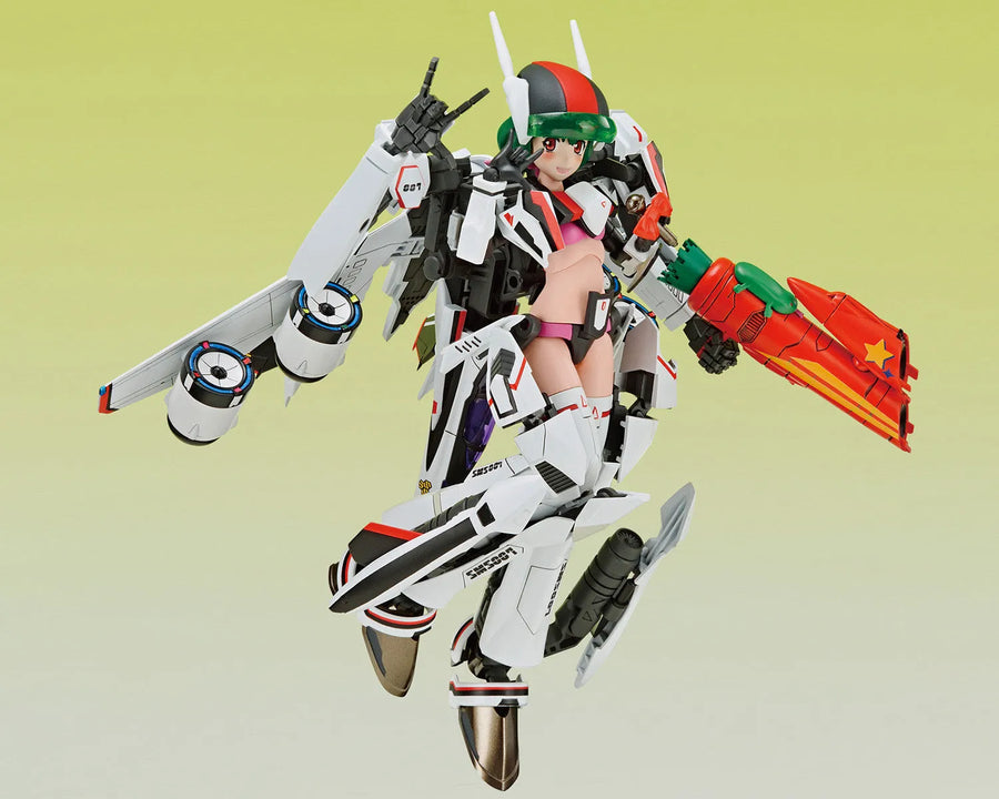Macross Frontier - Ranka Lee - Aoshima Character Kit Selection MC-09 - V.F.G. - VF-25F Messiah (Aoshima)ㅤ – Aoshima – ActionFigureBrasil