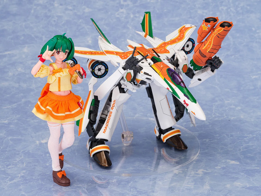 Macross Frontier - Ranka Lee - Aoshima Character Kit Selection (MC-10) - V.F.G. - VF-25F Messiah - 40th Aniversary (Aoshima)ㅤ – Aoshima – ActionFigureBrasil