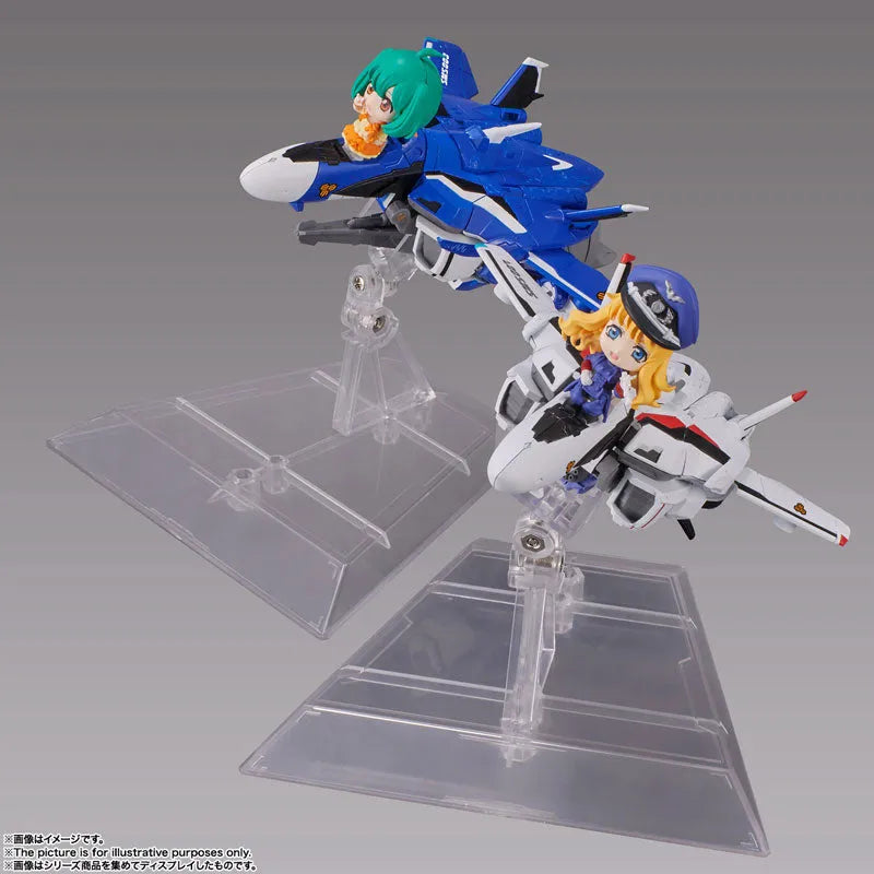 Macross Frontier - Ranka Lee - VF-25G Messiah Valkyrie (Michael Blanc Custom) - Tiny Session - VF-25G Messiah Valkyrie (Michael Use) with Ranka (Bandai Spirits)ㅤ – Bandai Spirits – ActionFigureBrasil