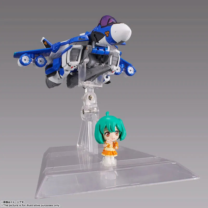 Macross Frontier - Ranka Lee - VF-25G Messiah Valkyrie (Michael Blanc Custom) - Tiny Session - VF-25G Messiah Valkyrie (Michael Use) with Ranka (Bandai Spirits)ㅤ – Bandai Spirits – ActionFigureBrasil
