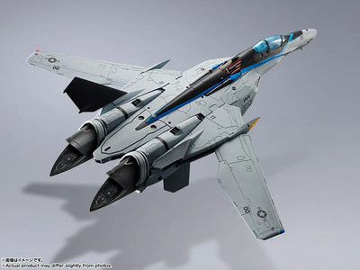 Macross Frontier - Top Gun: Maverick - VF-25 Messiah Valkyrie - DX Chogokin - Top Gun: Maverick Ver. (Bandai Spirits)ㅤ – Bandai Spirits – ActionFigureBrasil — ângulo diferente
