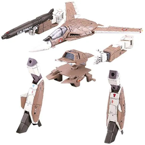 Macross - GiMIX Aircraft Series - Macross Modelers x GiMIX GiMCR06 - VF-1A Mass Production - 1/144 - Gerwalk mode (Takara Tomy, Tomytec)ㅤ – Takara Tomy – ActionFigureBrasil