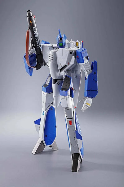 Macross - VF-1A Valkyrie (Maximillian Jenius Use) - DX Chogokin - 1/48 (Bandai Spirits)ㅤ – Bandai Spirits – ActionFigureBrasil — embalagem