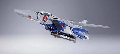 Macross - VF-1A Valkyrie (Maximillian Jenius Use) - DX Chogokin - 1/48 (Bandai Spirits)ㅤ – Bandai Spirits – ActionFigureBrasil — embalagem