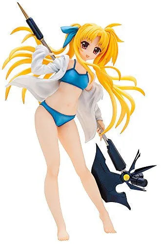 Mahou Shoujo Lyrical Nanoha The Movie 2nd A's - Fate Testarossa - 1/8 - Swimsuit Parka Style (Aquamarine)ㅤ – Aquamarine – ActionFigureBrasil