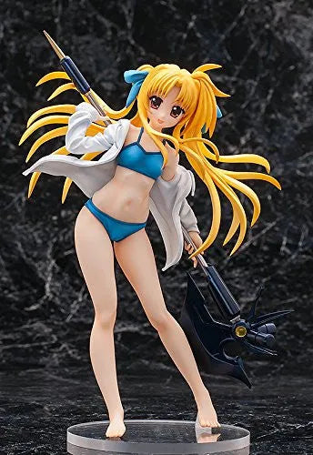 Mahou Shoujo Lyrical Nanoha The Movie 2nd A's - Fate Testarossa - 1/8 - Swimsuit Parka Style (Aquamarine)ㅤ – Aquamarine – ActionFigureBrasil