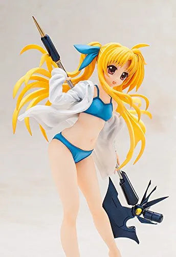 Mahou Shoujo Lyrical Nanoha The Movie 2nd A's - Fate Testarossa - 1/8 - Swimsuit Parka Style (Aquamarine)ㅤ – Aquamarine – ActionFigureBrasil
