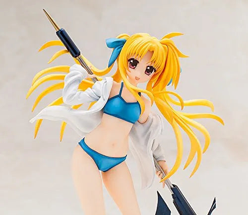 Mahou Shoujo Lyrical Nanoha The Movie 2nd A's - Fate Testarossa - 1/8 - Swimsuit Parka Style (Aquamarine)ㅤ – Aquamarine – ActionFigureBrasil