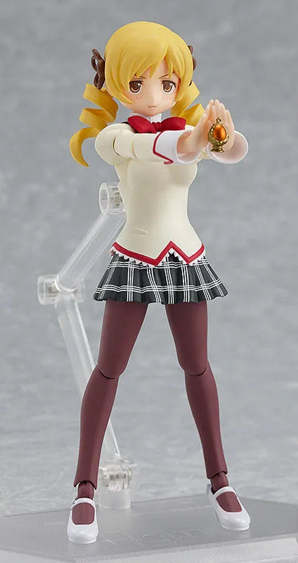 Mahou Shoujo Madoka★Magica - Tomoe Mami - Figma #166 - School Uniform ver. (Max Factory)ㅤ – Max Factory – ActionFigureBrasil